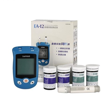 三诺EA-12尿酸血糖试纸 EA-18尿酸血糖检测仪家用尿酸测量仪器